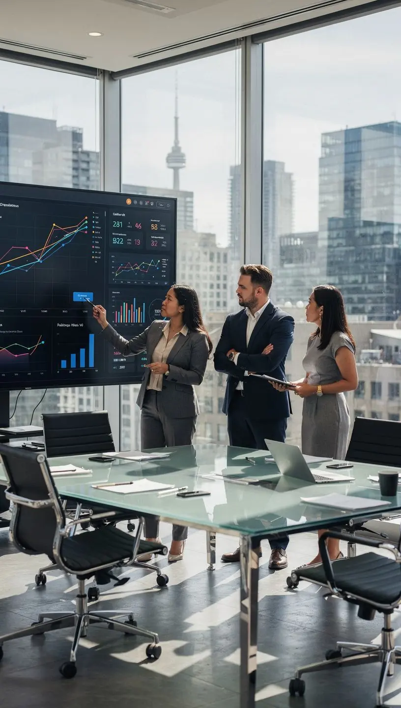 Modern office workspace